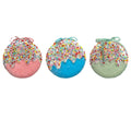Flat Sprinkle Glitter Orn X1 - Country Silk