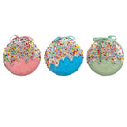 Flat Sprinkle Glitter Orn X1 - Country Silk