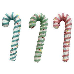 Candy Cane With Sprinkle Glitter - Country Silk