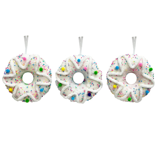 Foam Donut With Sprinkle Glitter - Country Silk