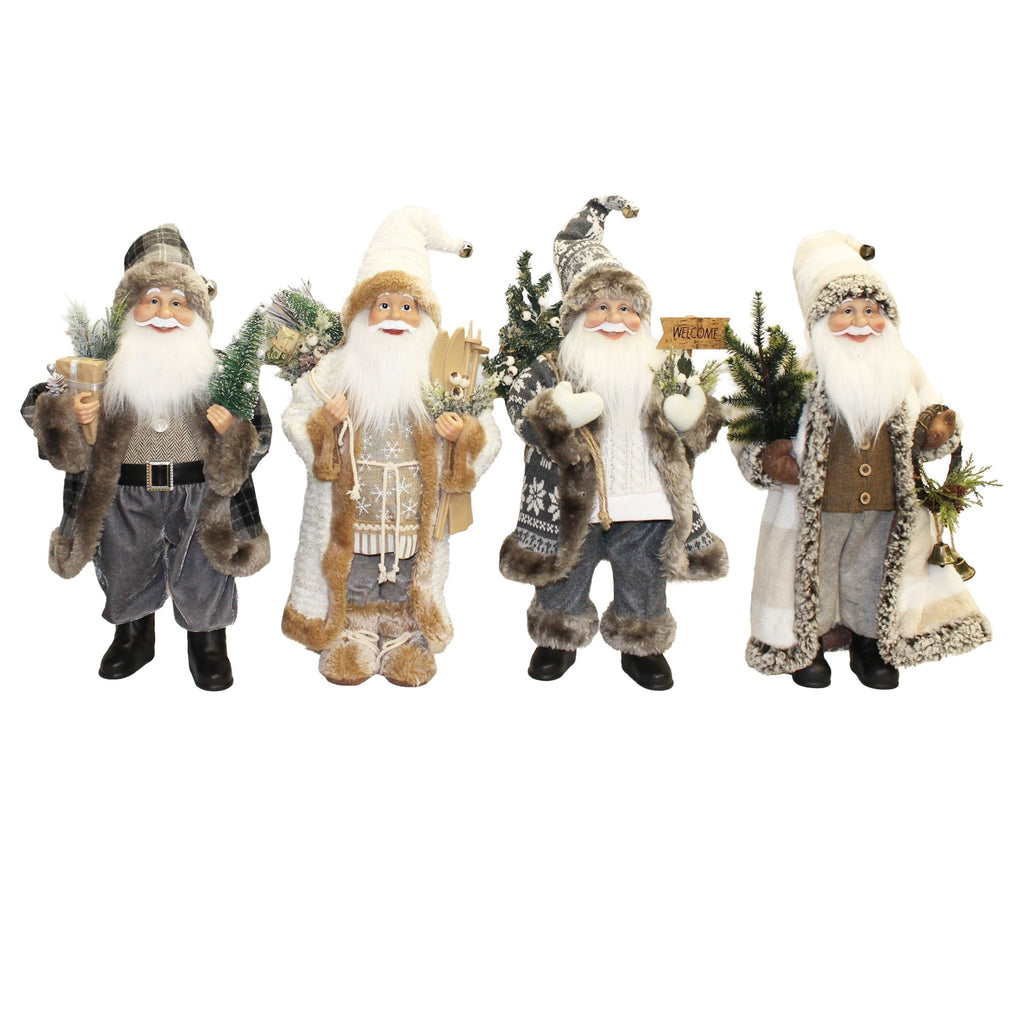 12 Santa 4 Winter Santas - Country Silk
