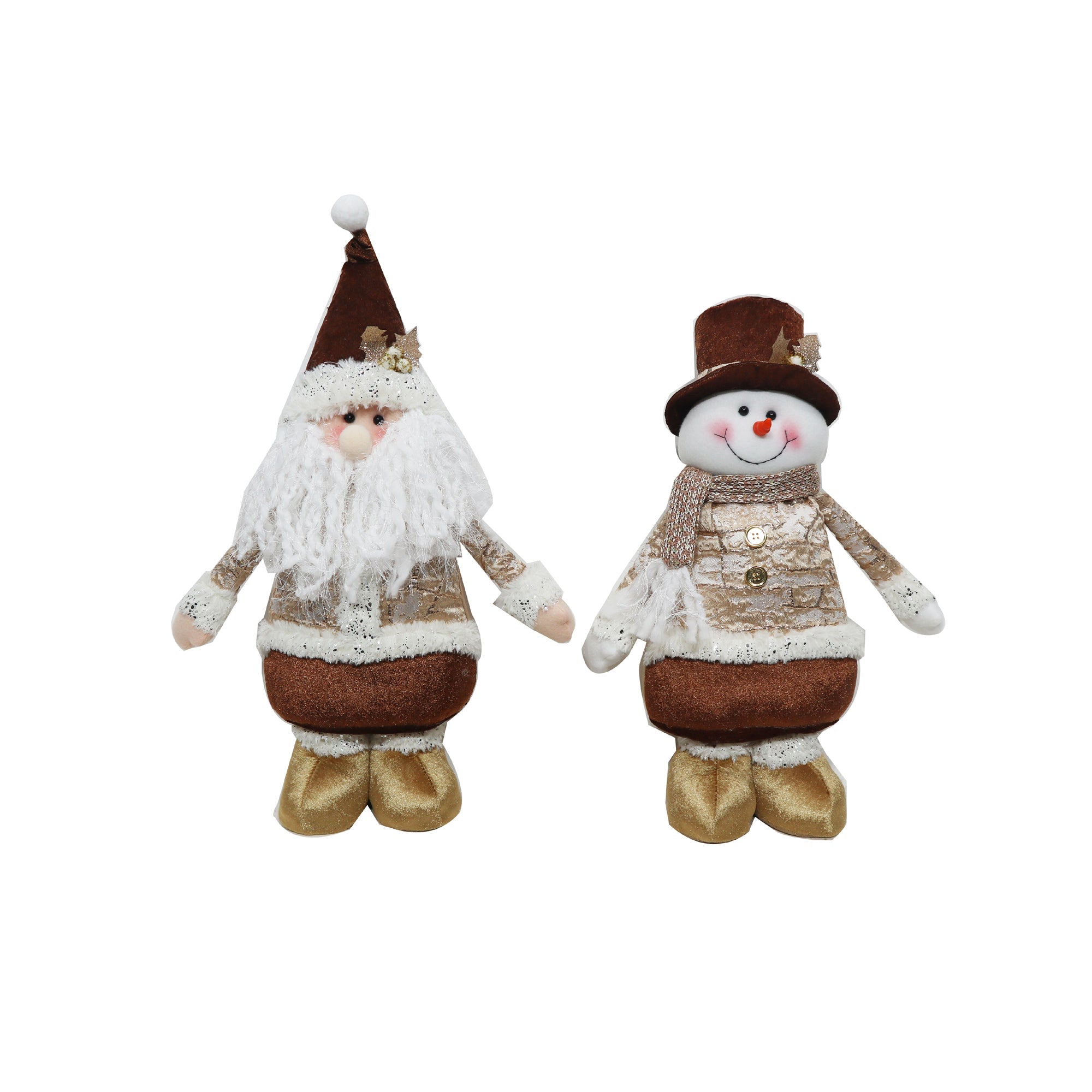 17 Inch Brown Gold Stander 2Asst - Country Silk