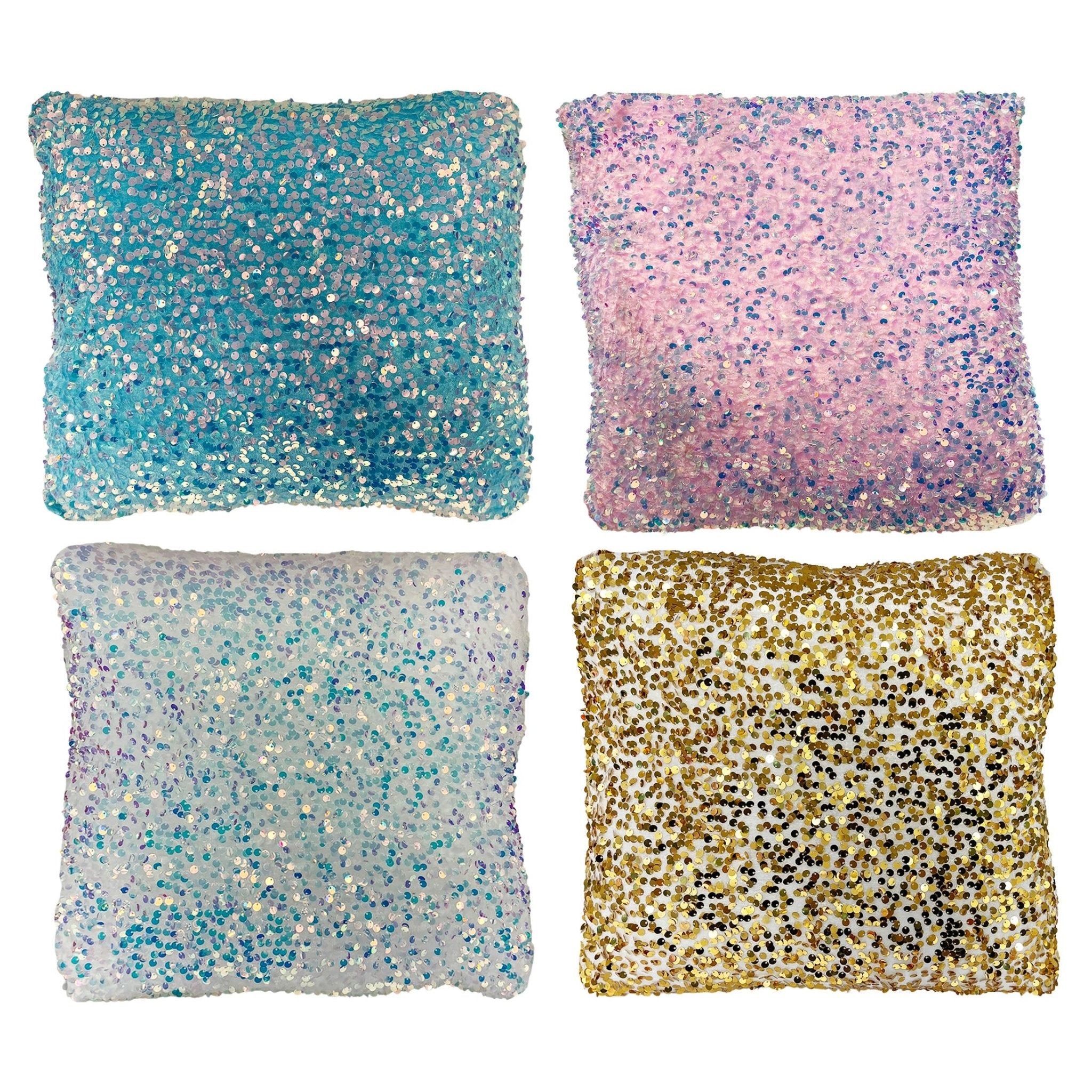 Sequin Pillow Assortment - Country Silk