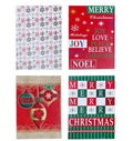 Pk Of 4 Christmas Printed Gift Box - Country Silk