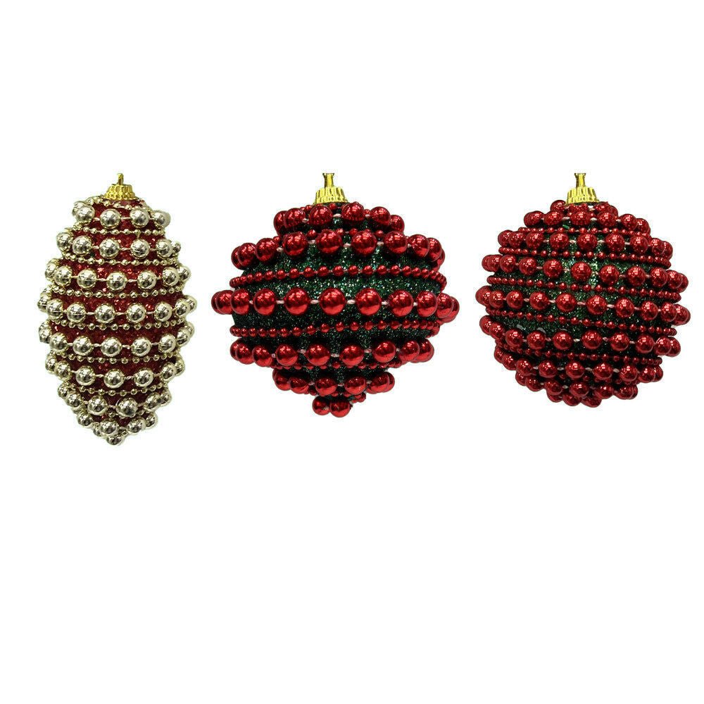 1Pk 80Mm Pearl Orn Wth Asst Design - Country Silk
