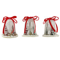 Bell Shape Pet Ornament With Scene Insid - Country Silk