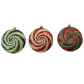 Large 3D Swirl Ornament - Country Silk