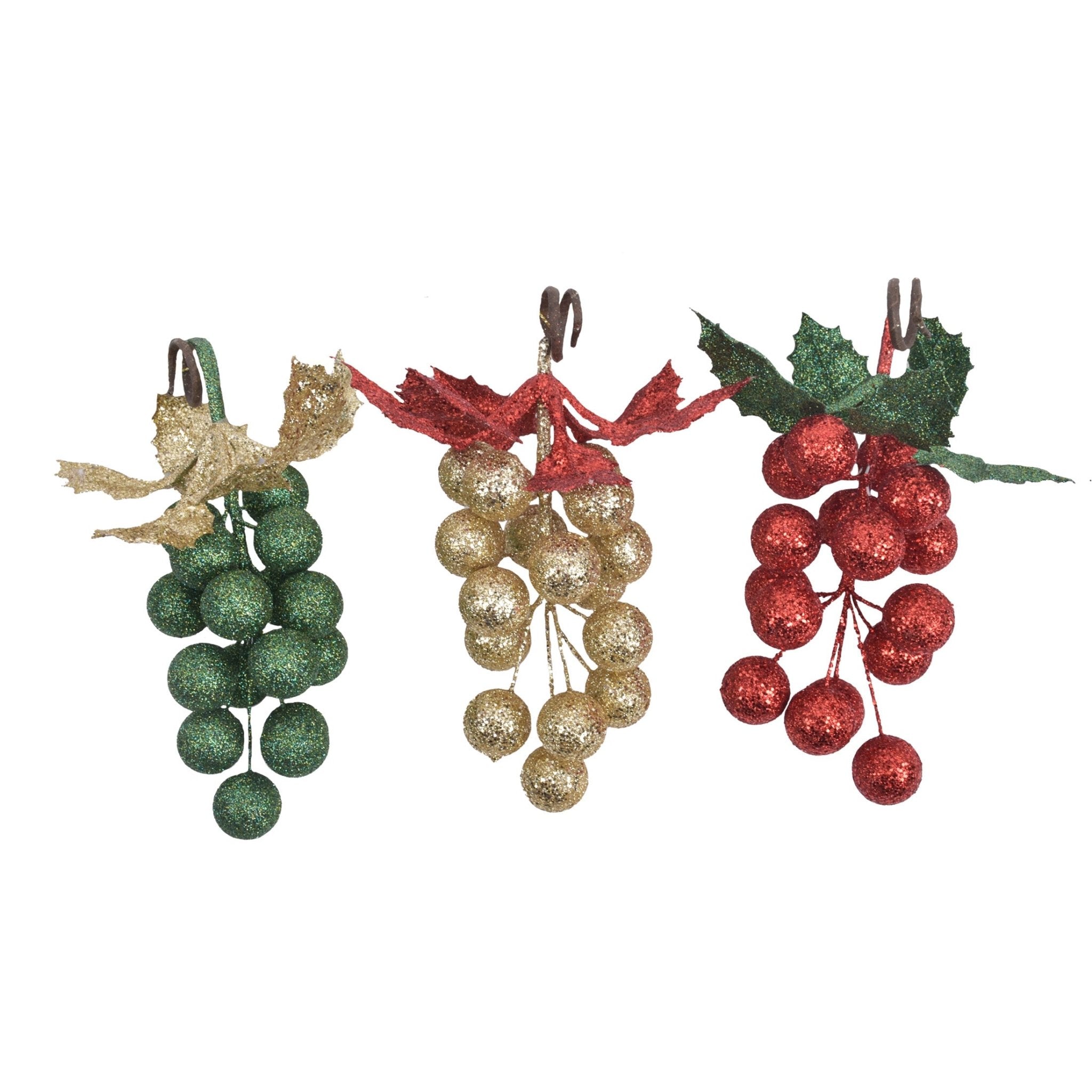 1 Pk Glitter Grapes - Country Silk