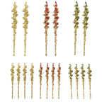 4 Pk Glitter Icicle Asst - Country Silk