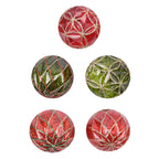 100Mm Pet Transparent Faceted Orn With L - Country Silk