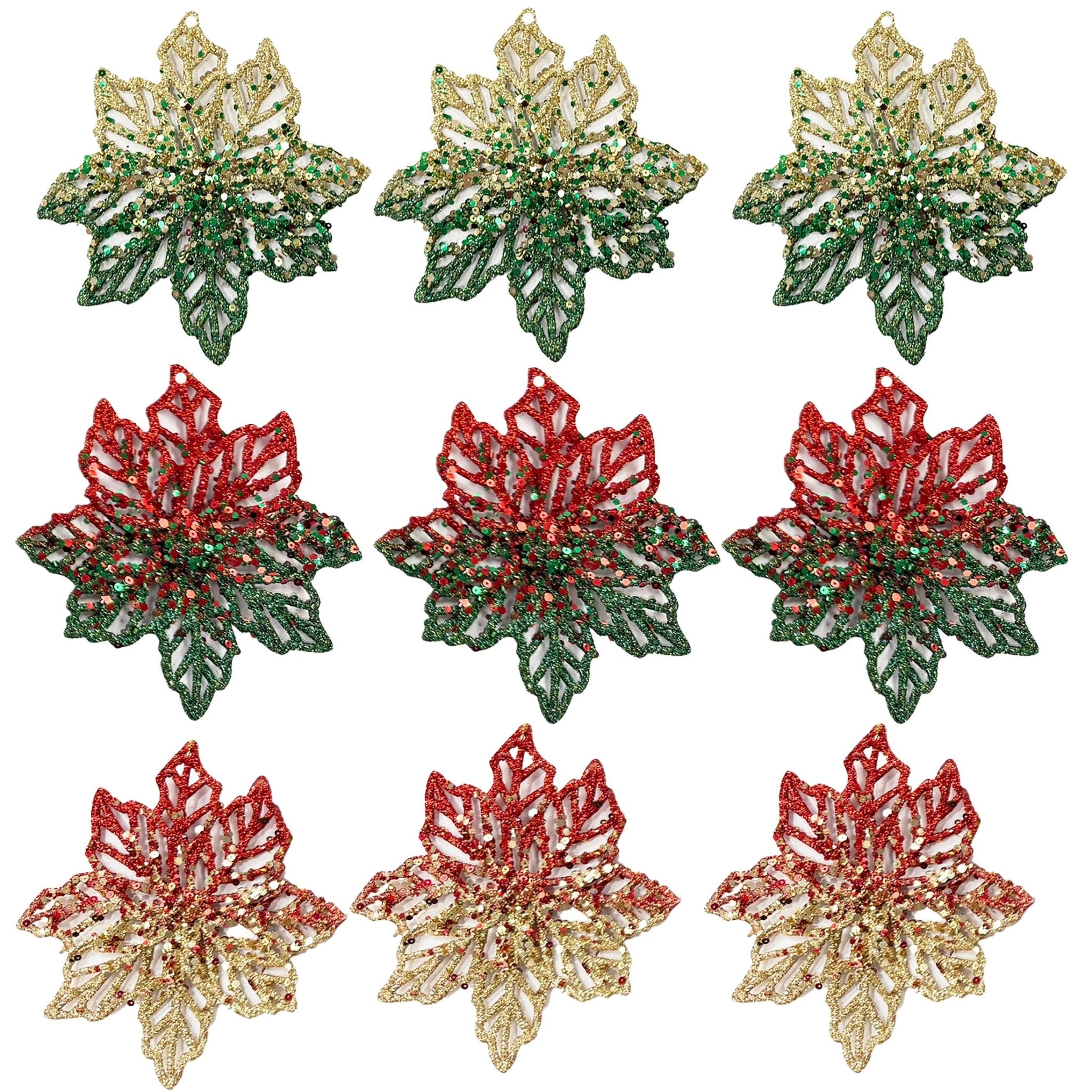 3Pk Poinsettia - Country Silk
