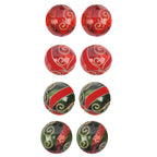 2 Pk Pet 60Mm Ball With Flock And Glitte - Country Silk