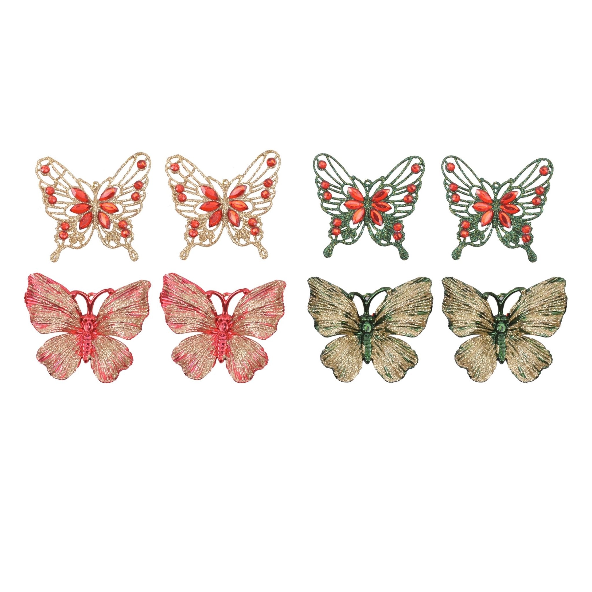 Elegant Butterfly And Dragonfly Asst X 2 - Country Silk