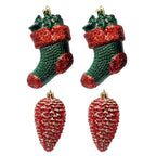 2Pk Blow Mold Wth Glitter Asst - Country Silk