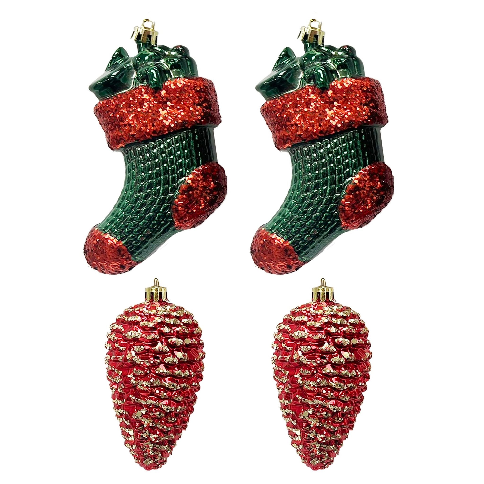 2Pk Blow Mold Wth Glitter Asst - Country Silk