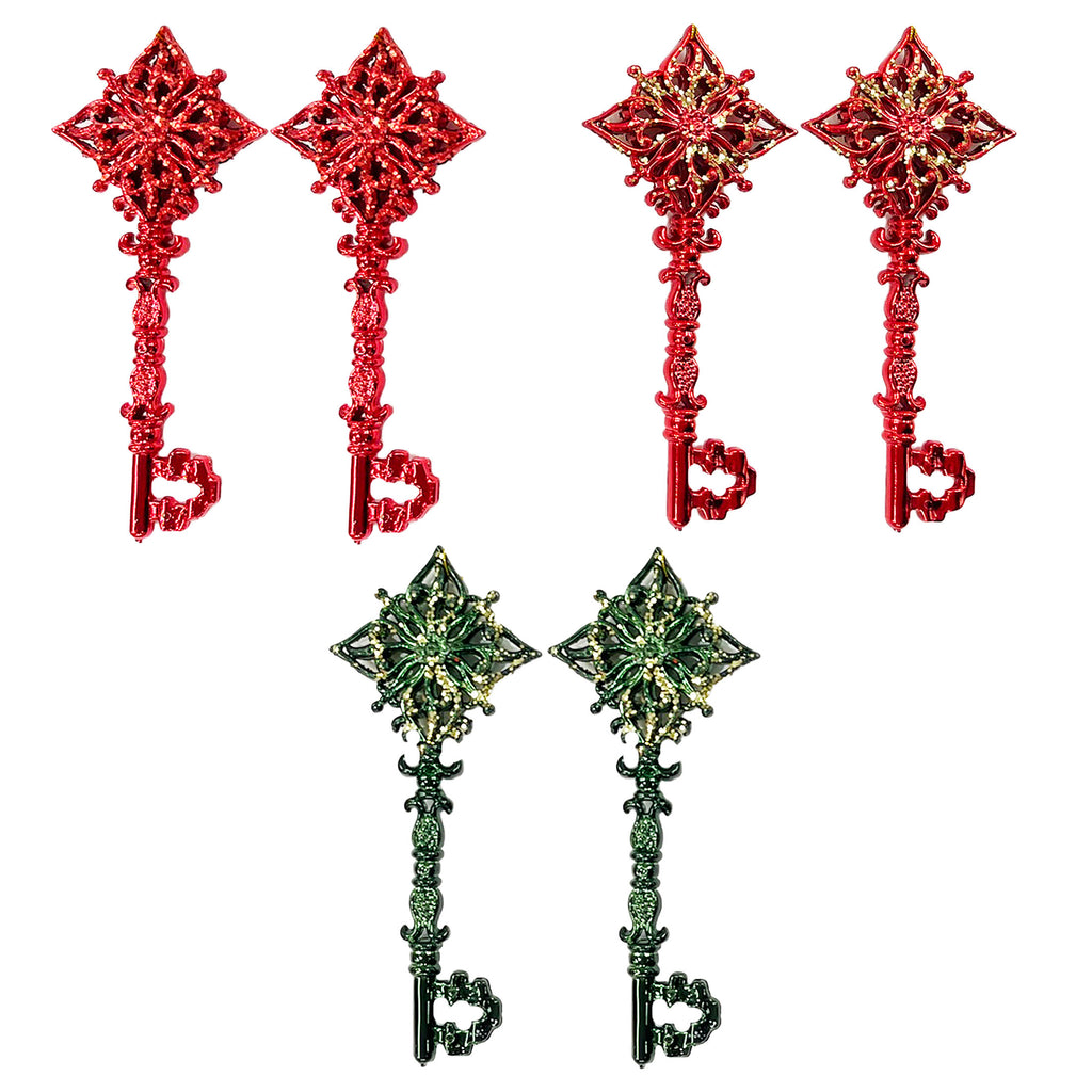 2 Pack Ornate Keys