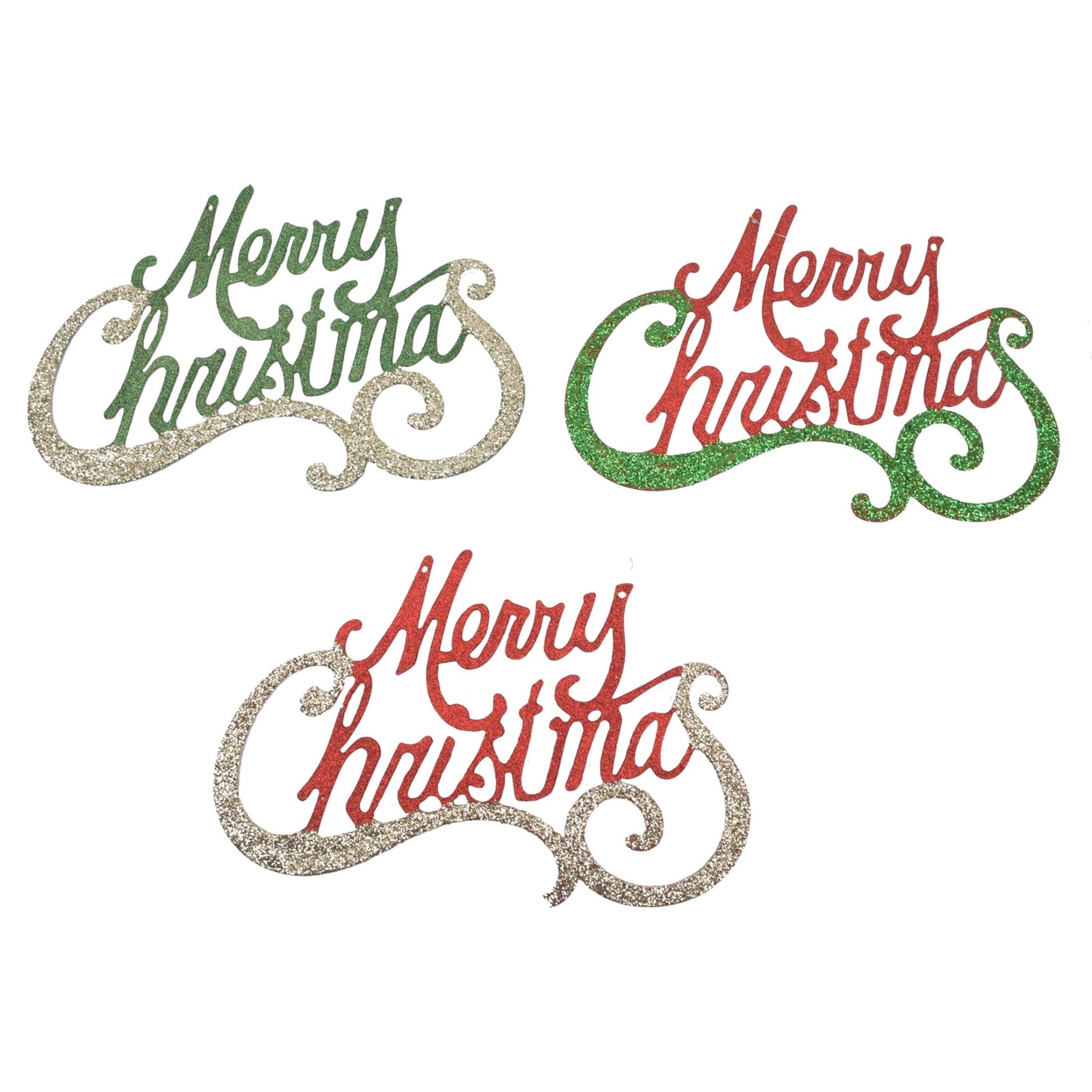 Merry Christmas Word - Country Silk