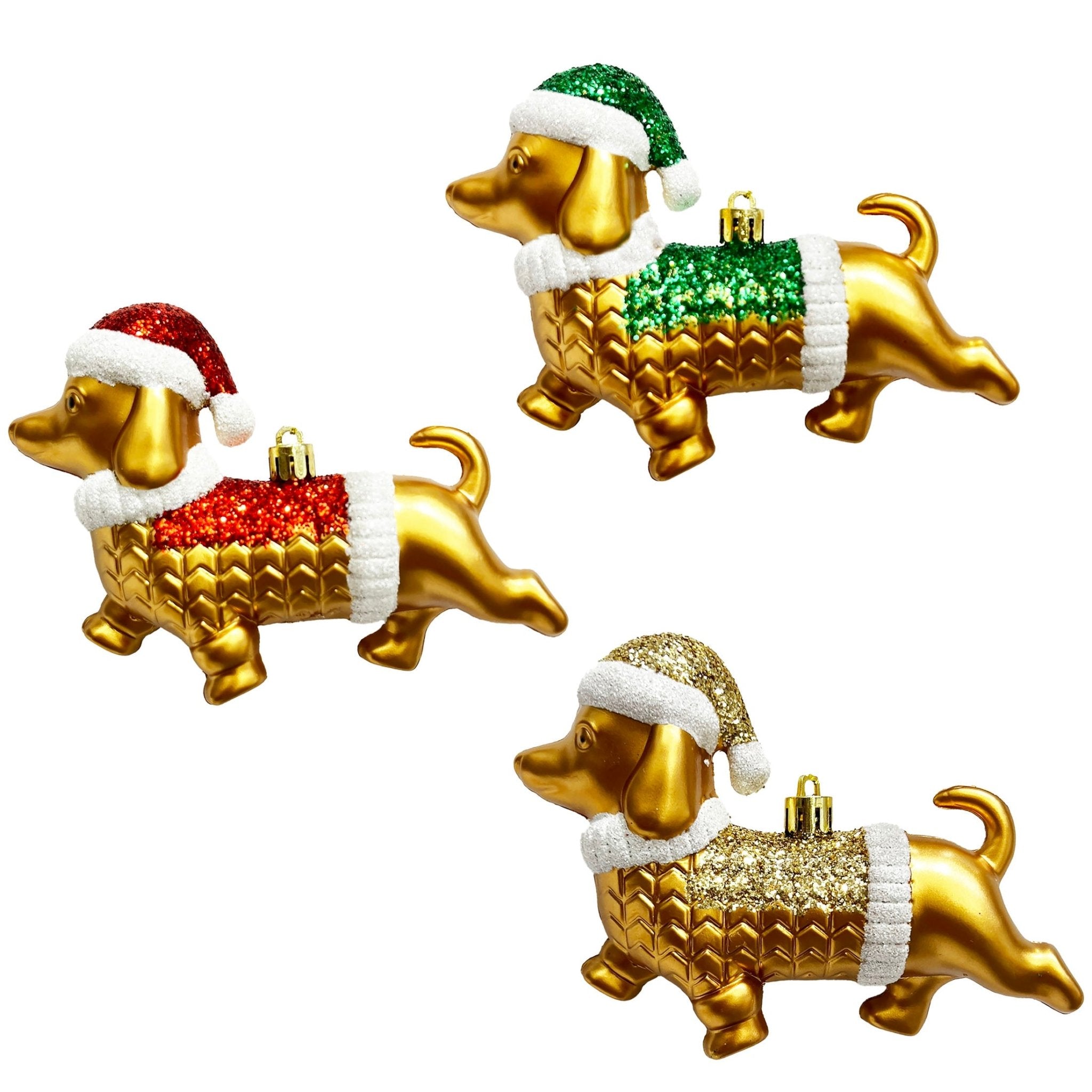 Walking Dog Ornament - Country Silk