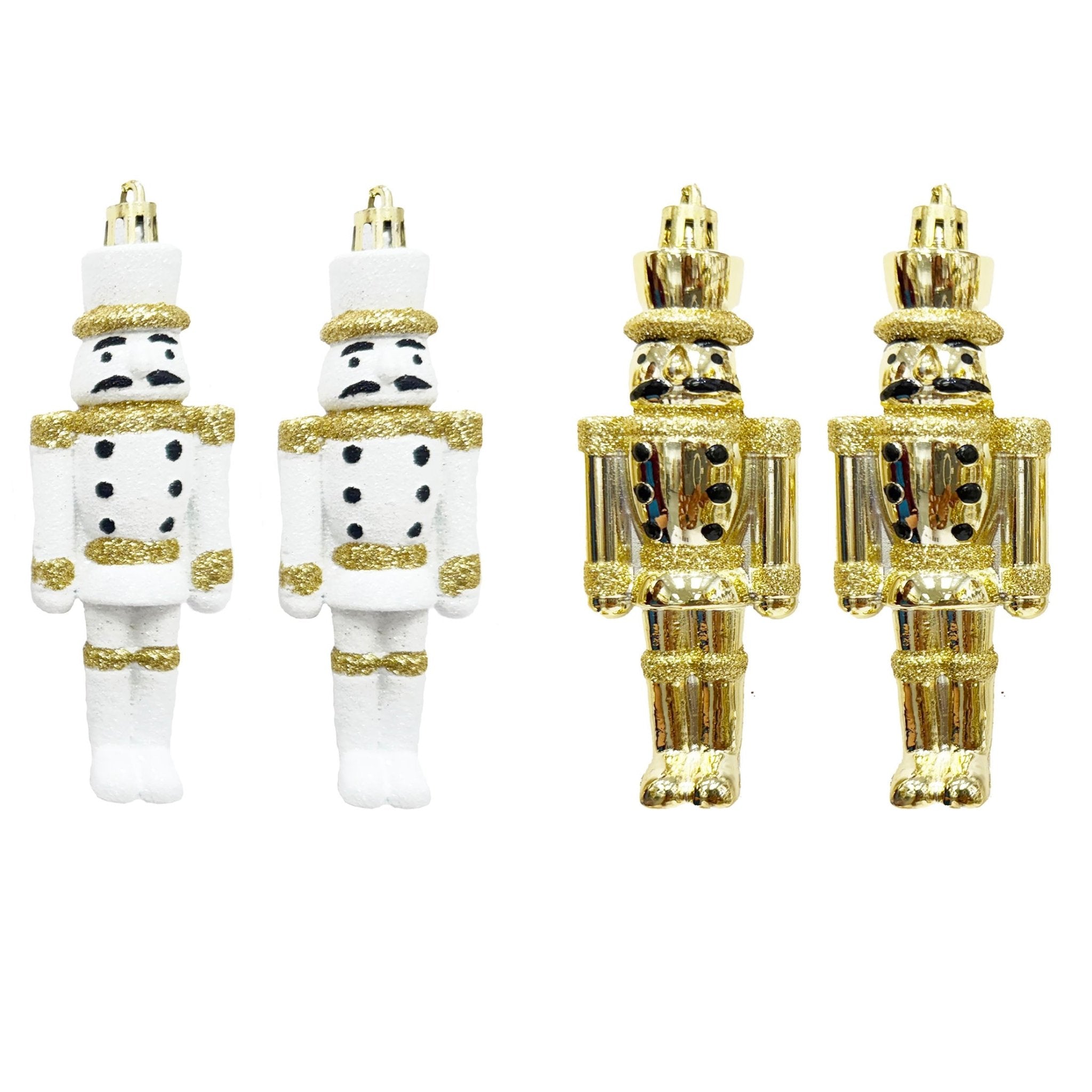2 Pk Plated Nutcrackers - Country Silk