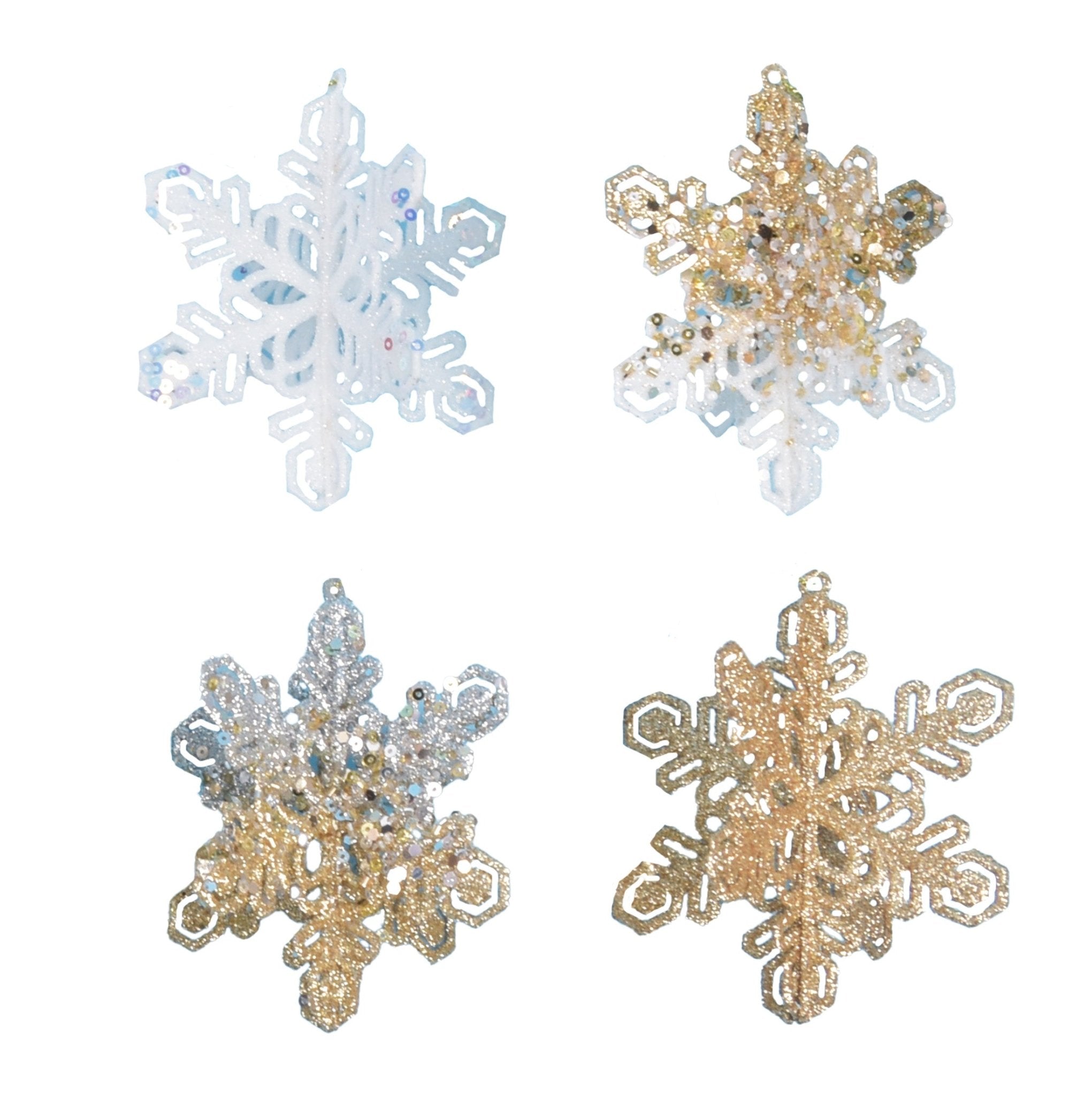 2Pk 3D Snowflake - Country Silk
