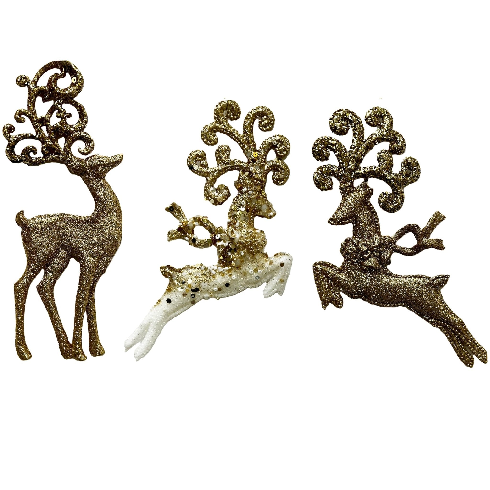 2Pk Fancy Reindeer - Country Silk
