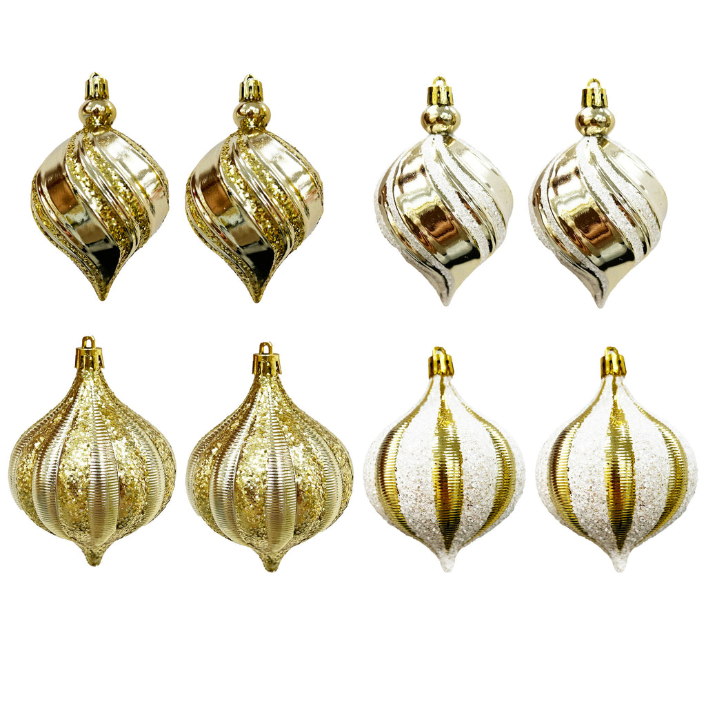 2 Pk Onion With Wave Design Stripe And