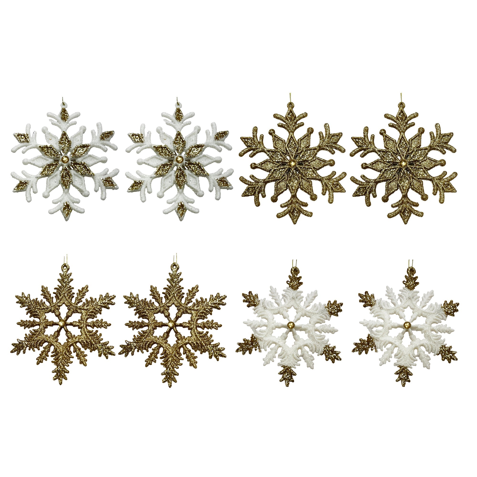 2 Pk Snowflake - Country Silk