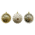 100Mm Orn With Raised Hp And Gem Stones - Country Silk
