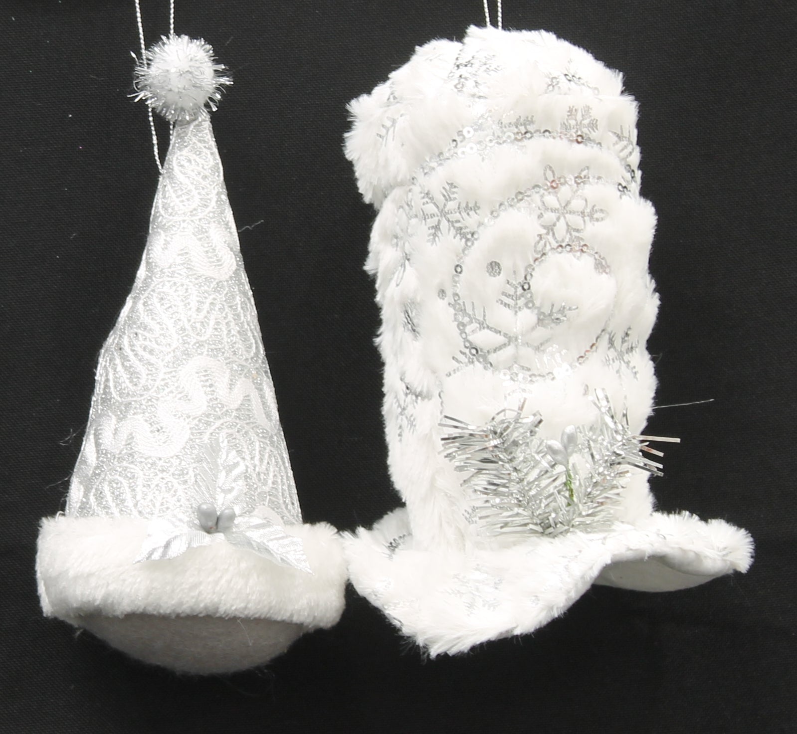 1Pk Plush Hat Orn With Asst Designs - Country Silk