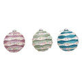 150Mm Wave Round Ball With Sprinkles Wit - Country Silk