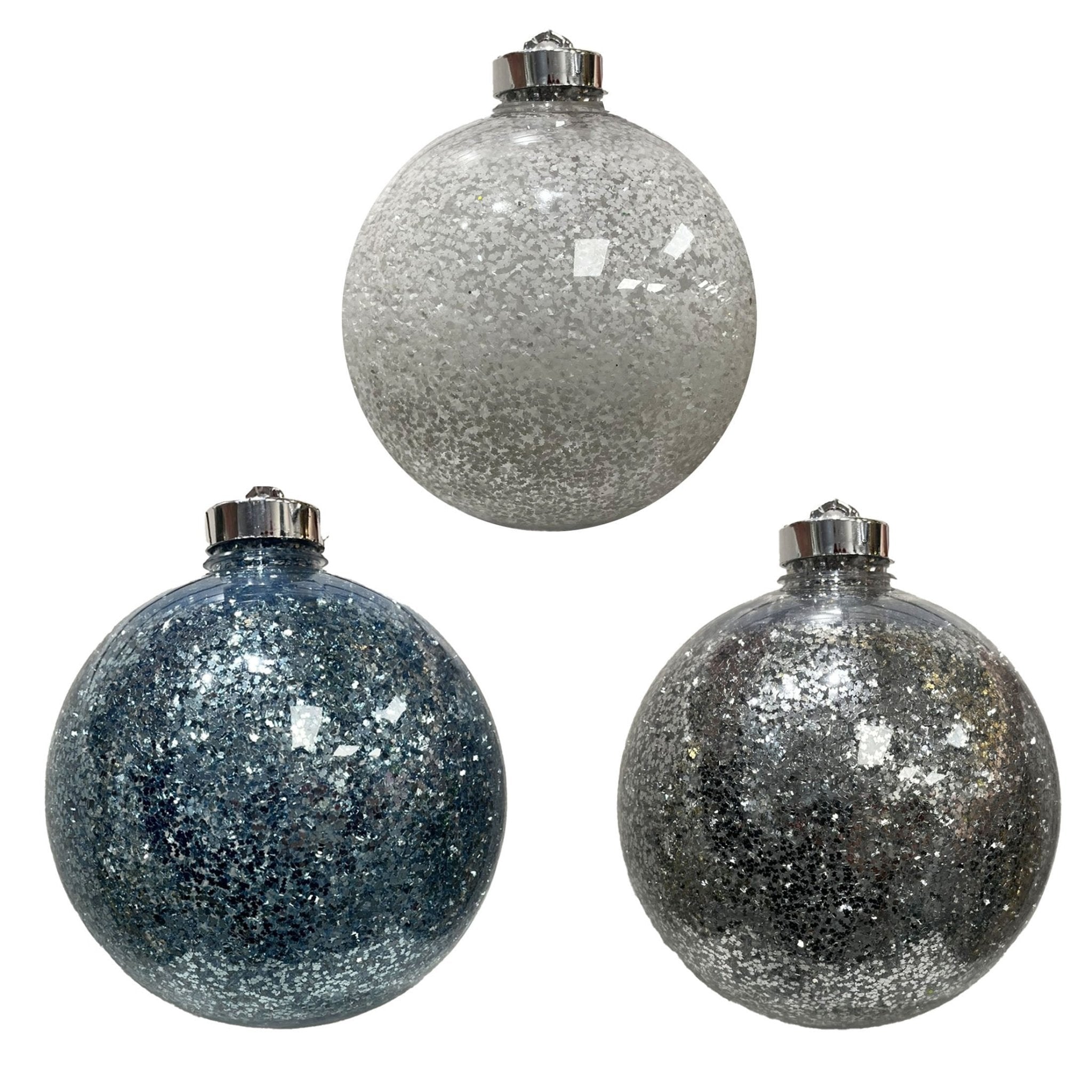 150Mm Inside Glitter Ball - Country Silk