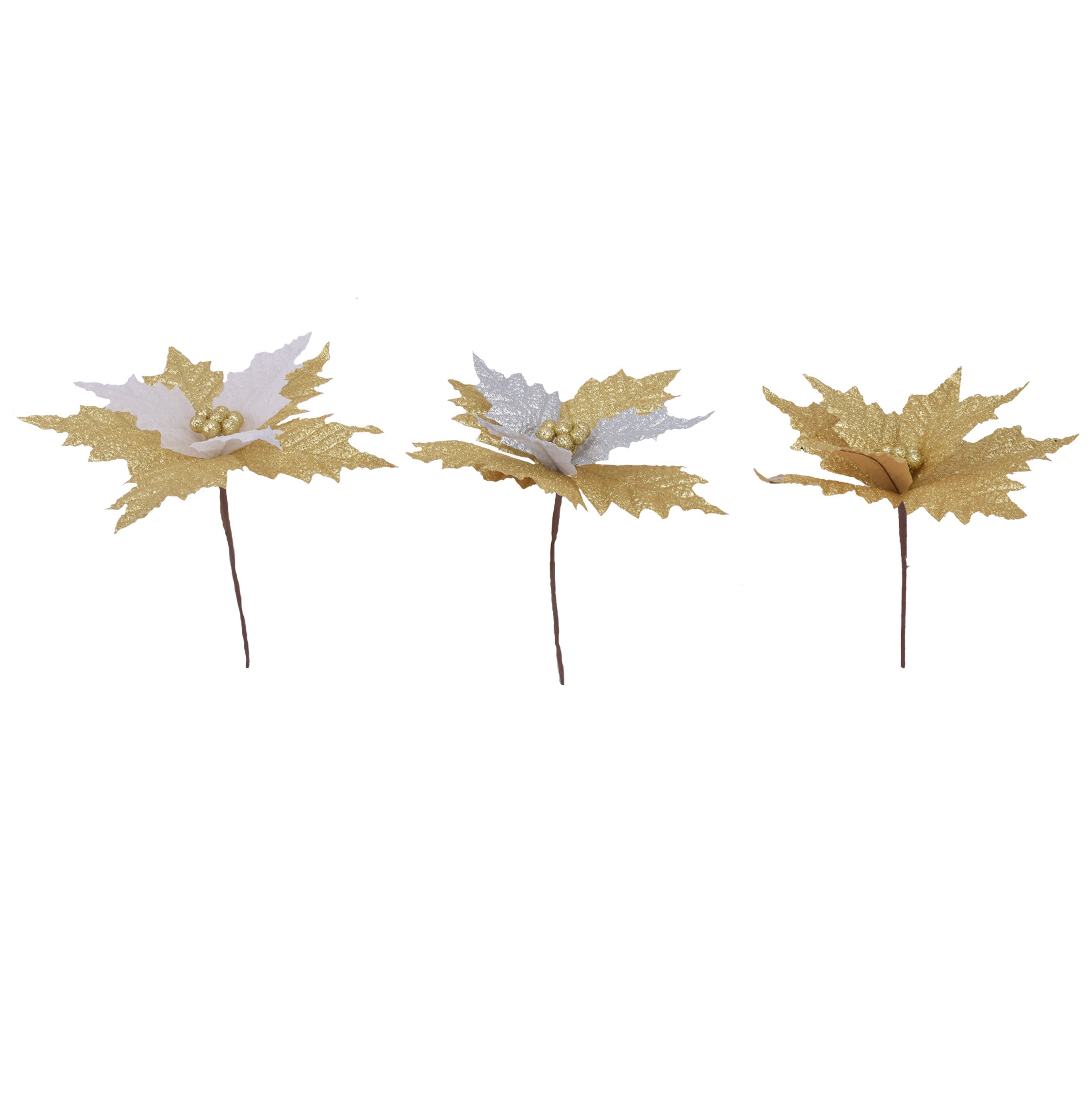 Poinsettia Head Pick
