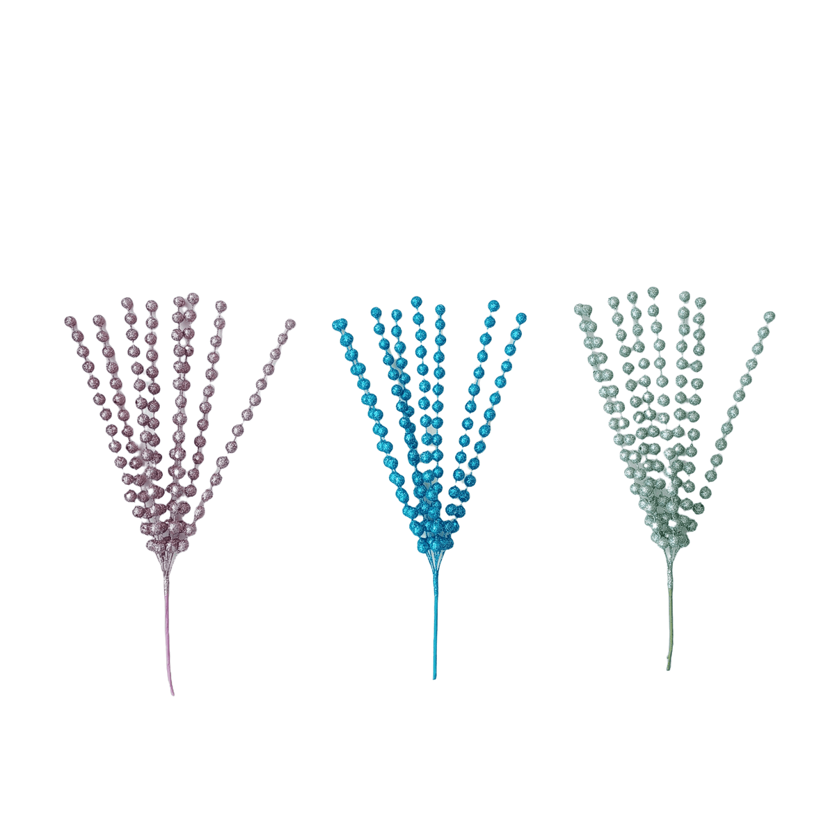 Pdq Glittered Small Ball Pick - Country Silk