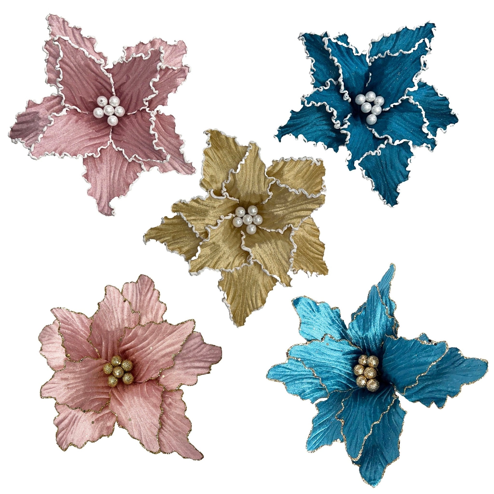 Poinsettia Pick - Country Silk