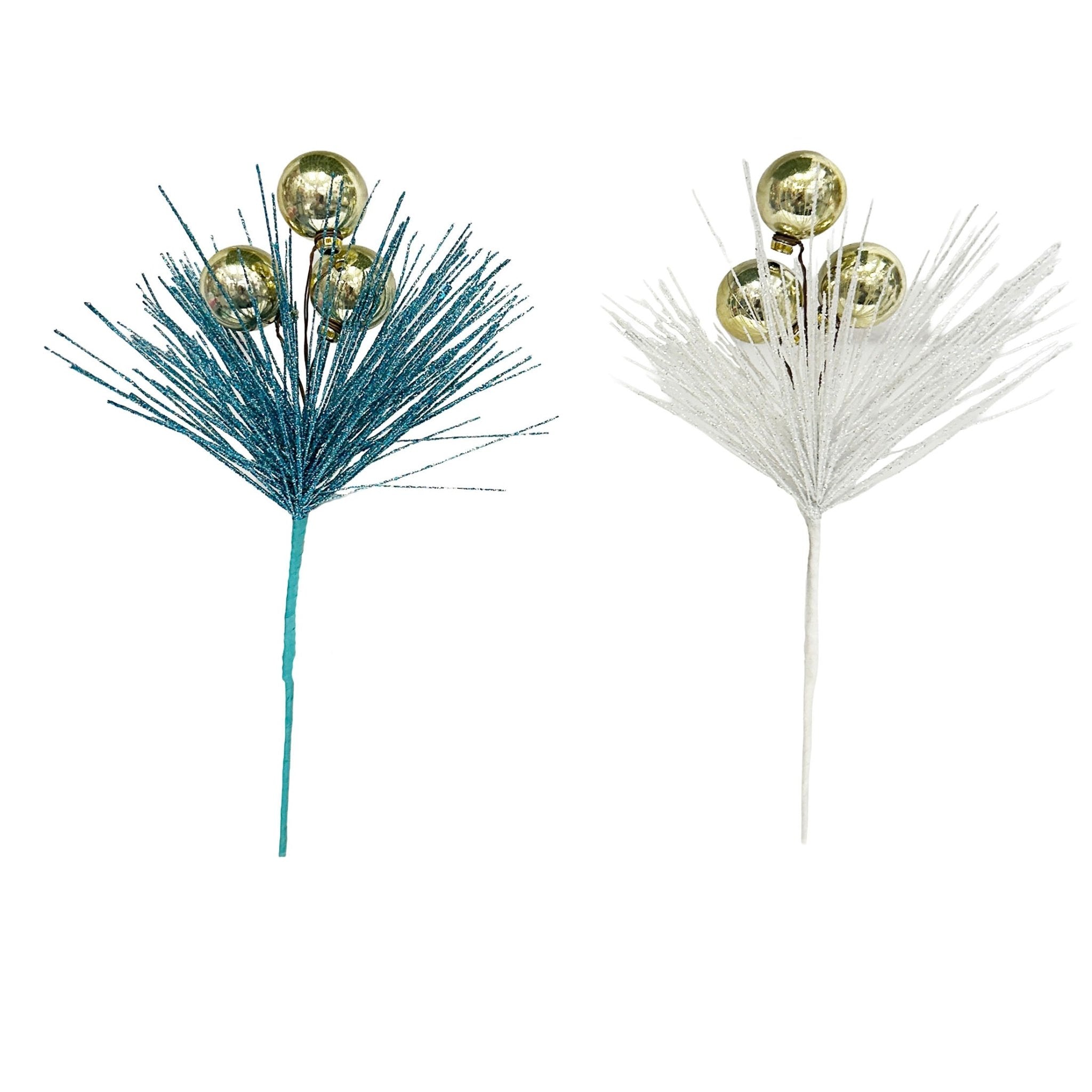 Glittered Spikey Pick Wballs - Country Silk