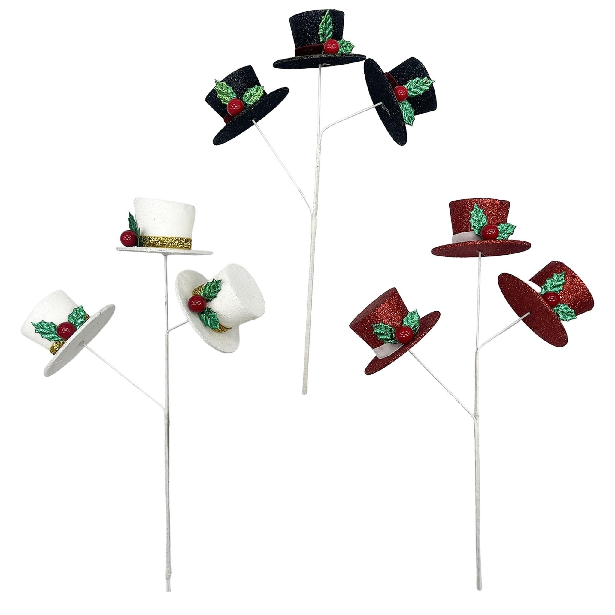Glitter Top Hat Pick - Country Silk