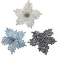 Foam Bubbling Poinsettia Pick - Country Silk