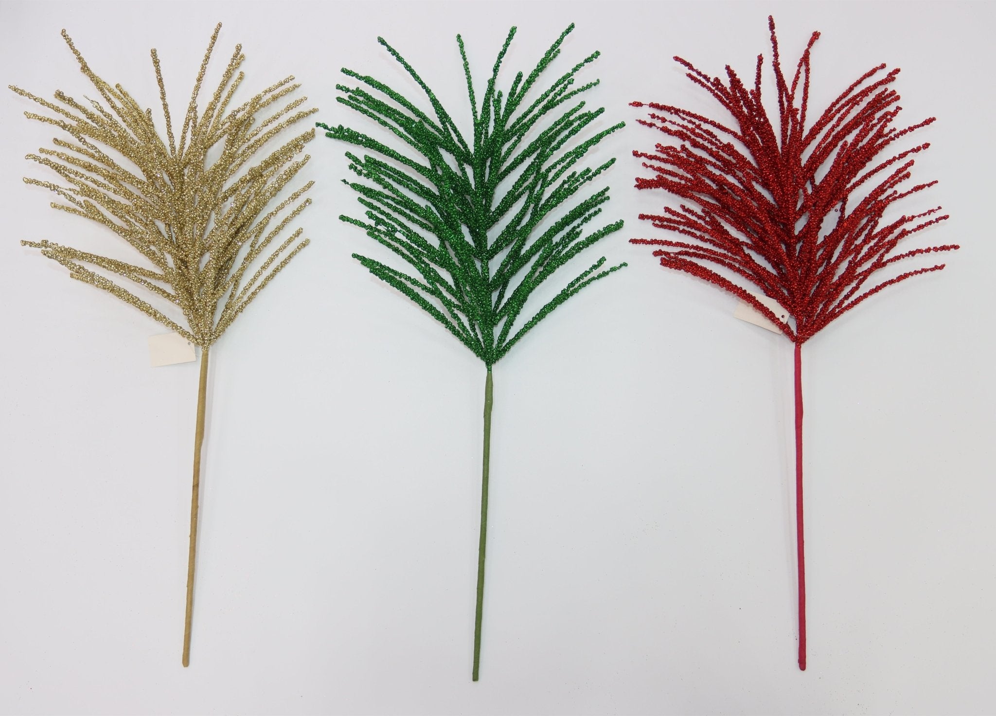 Glitter Grass Spray - Country Silk