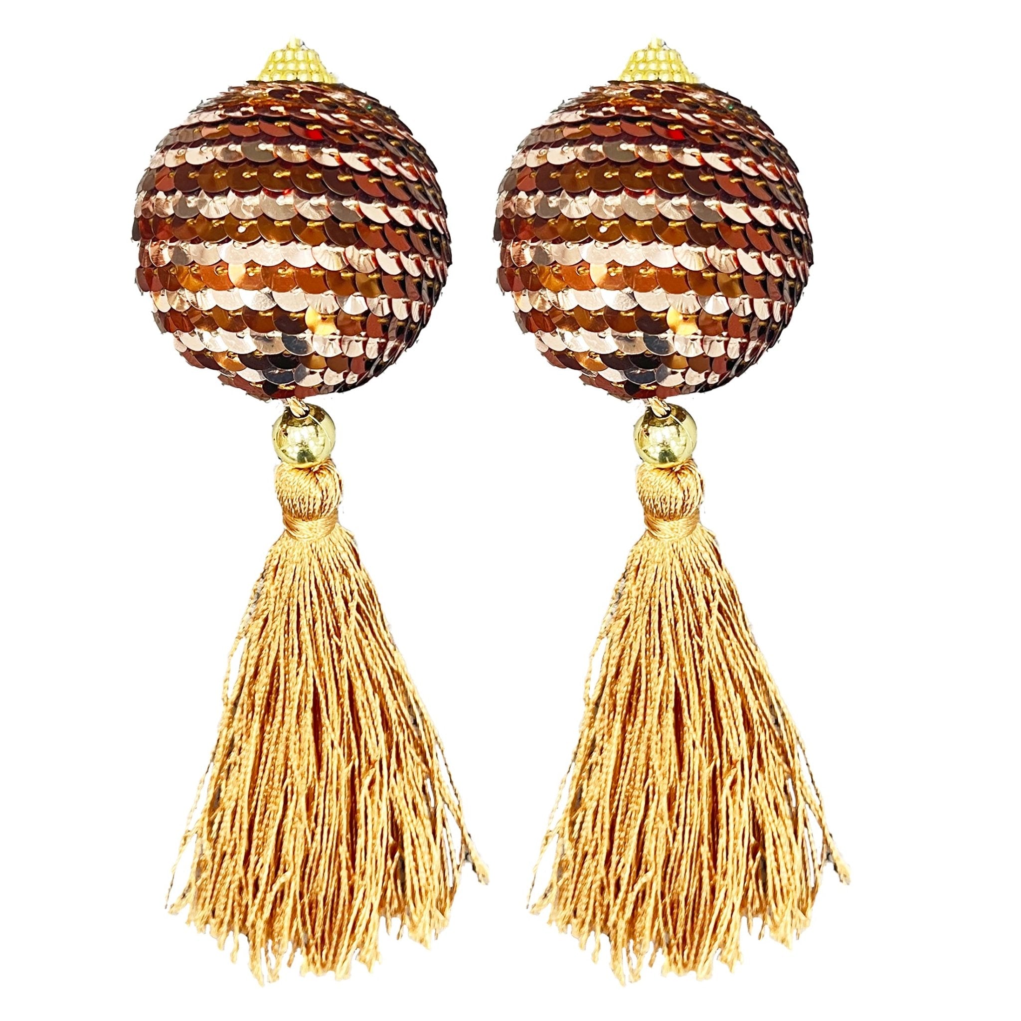2Pk Ball With Tassle - Country Silk