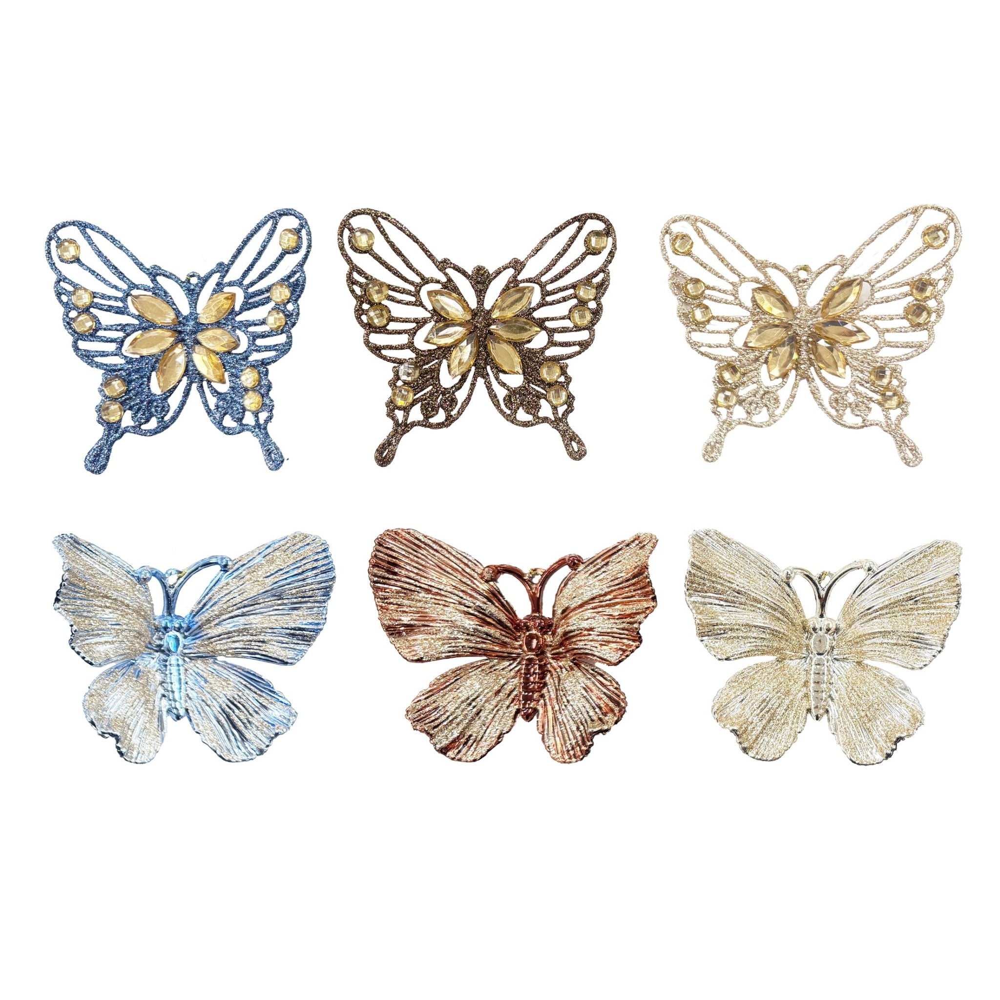 Elegant Butterfly And Dragonfly Asst X 2 - Country Silk