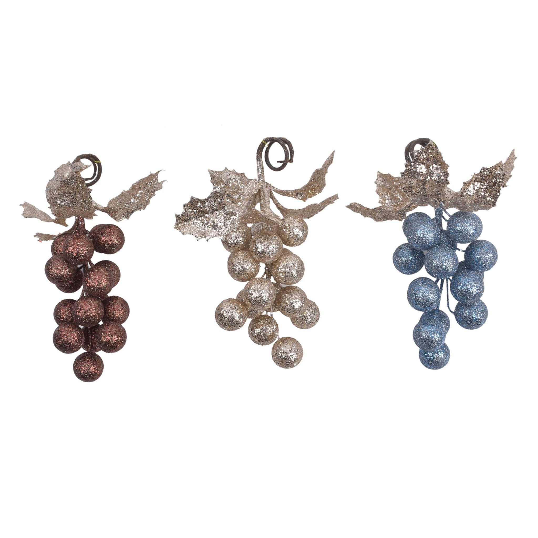 1 Pk Glitter Grapes - Country Silk