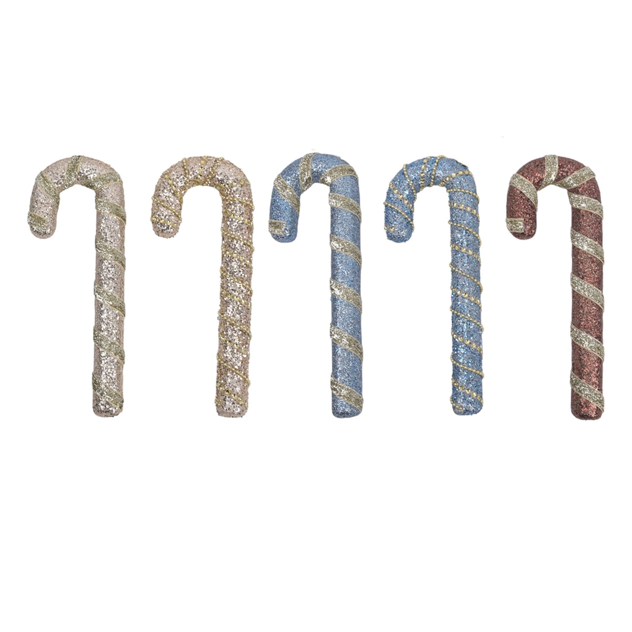 1 Pk Candy Cane Orn Asst - Country Silk