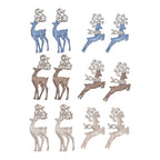2Pk Fancy Reindeer Assorted - Country Silk