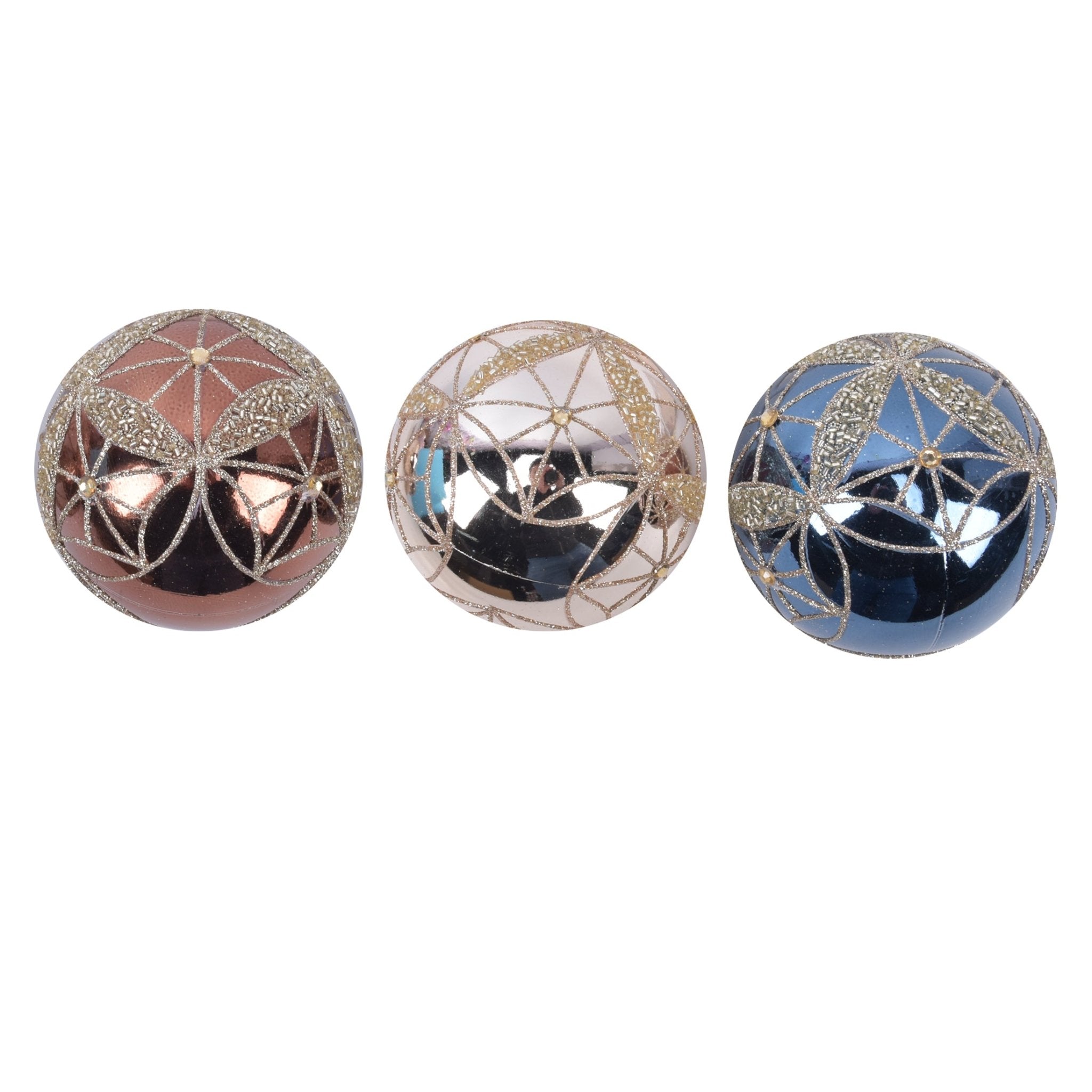 100Mm Pet Ball With Raised Glitter And B - Country Silk