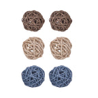 60Mmx2 Ball Wire Orn - Country Silk
