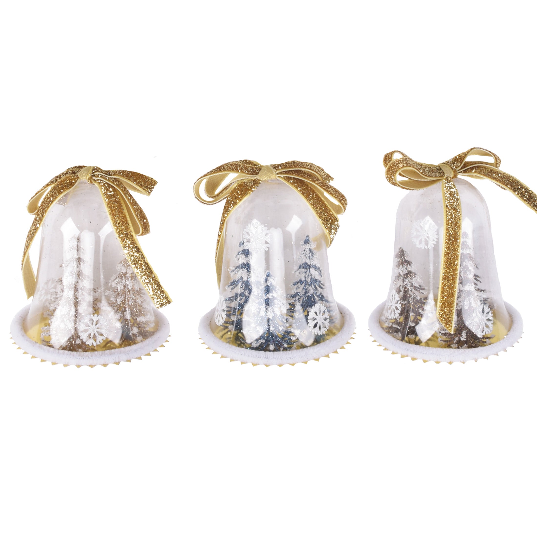 Bell Shape Pet Ornament With Scene Insid