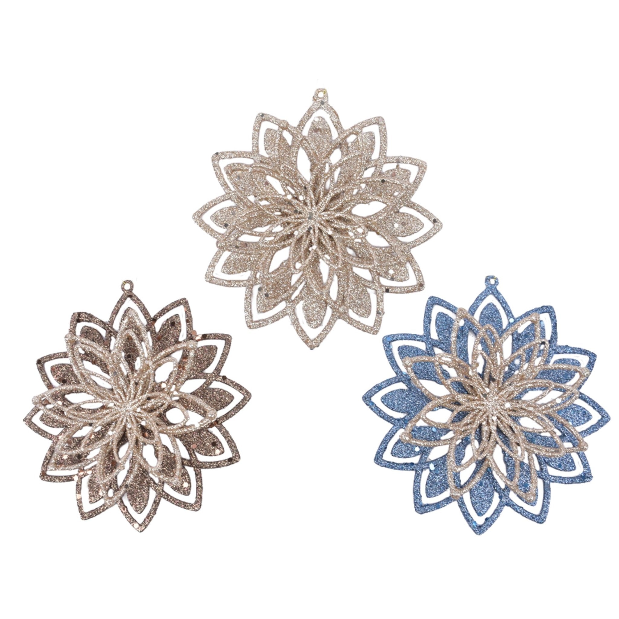 Multi Layer Snowflake X1 - Country Silk