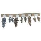Pvc Glittered Grape Cluster 2 Sizes - Country Silk