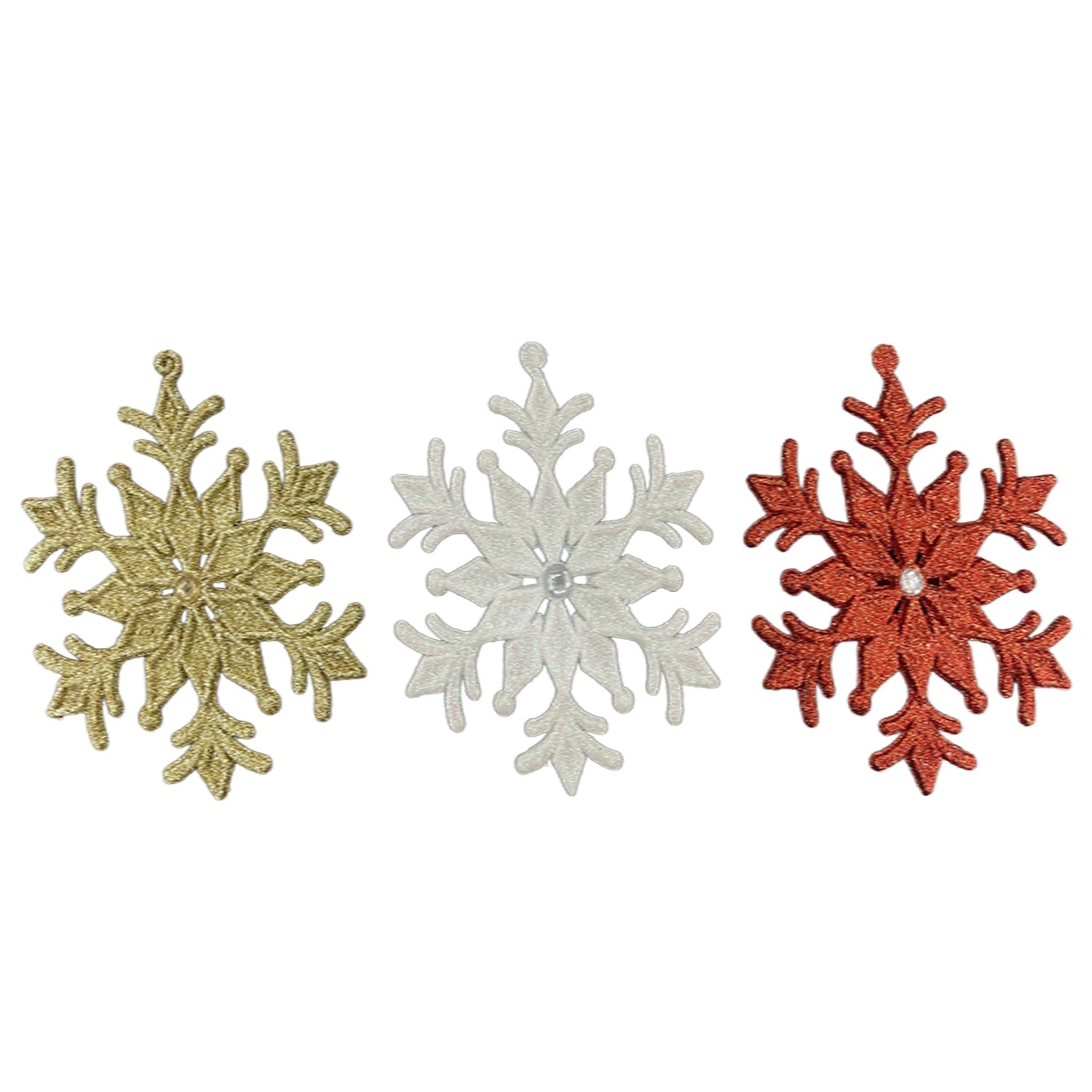 Psjj23 Snowflake Orn - Country Silk
