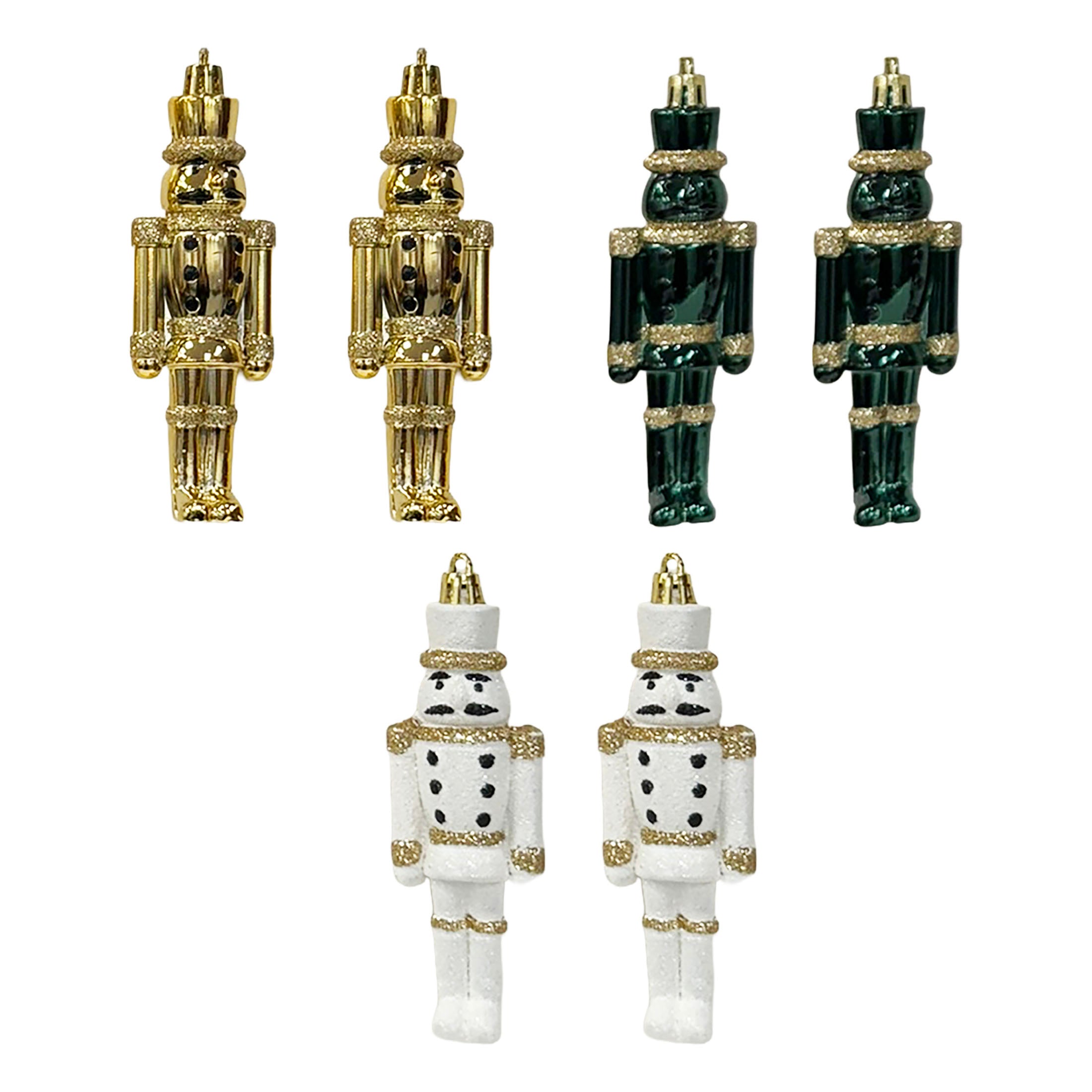2 Pk Plated Nutcrackers